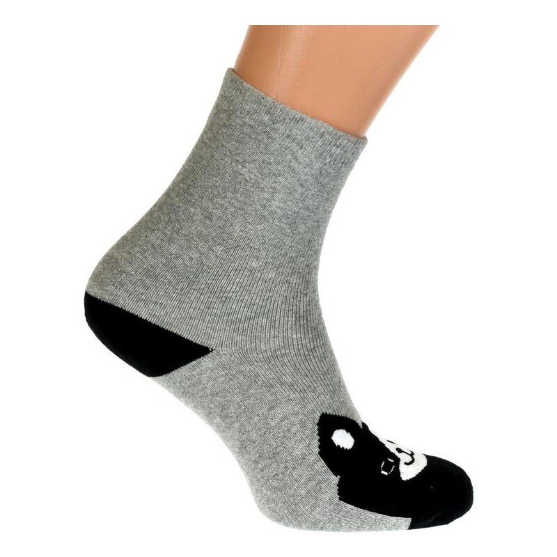 AURA.VIA Sivé ponožky ELSIE 20013003