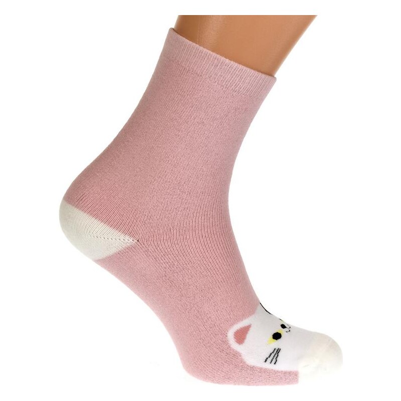 AURA.VIA Ružové ponožky ELSIE 20013004