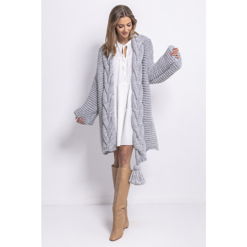 Glara Dlhý kardigan so strapcom 20024547