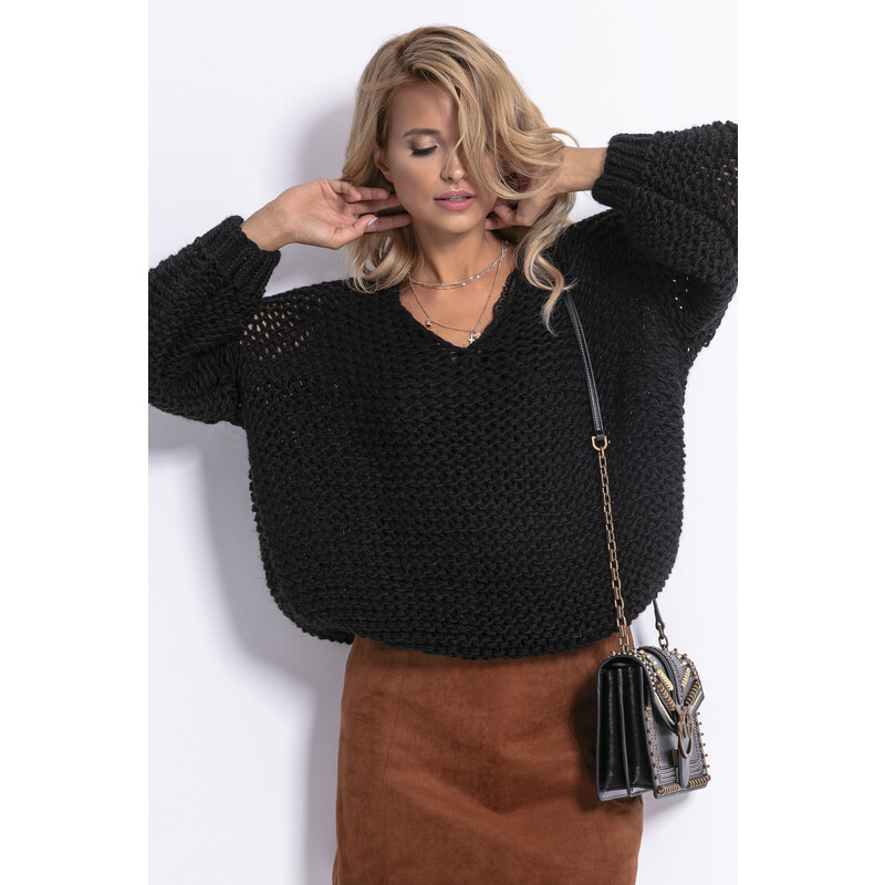 Glara Dámsky sveter s volnou väzbou 20024564