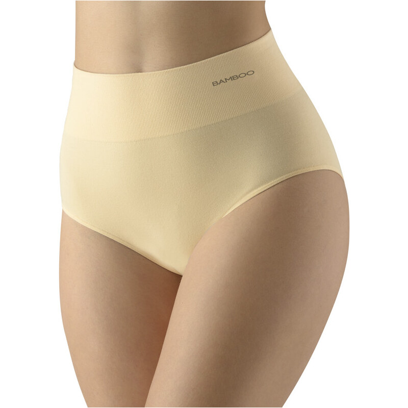 Glara Vysoké bambusové jednofarebné nohavičky 34319838