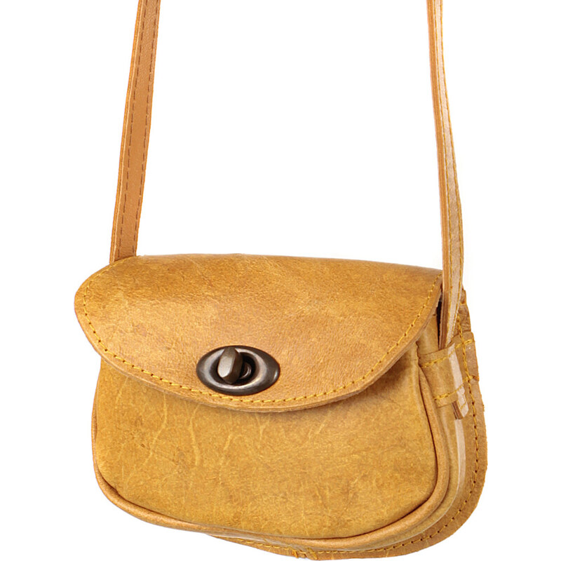 Glara Vintage mini kožená kabelka poštárka 28897739