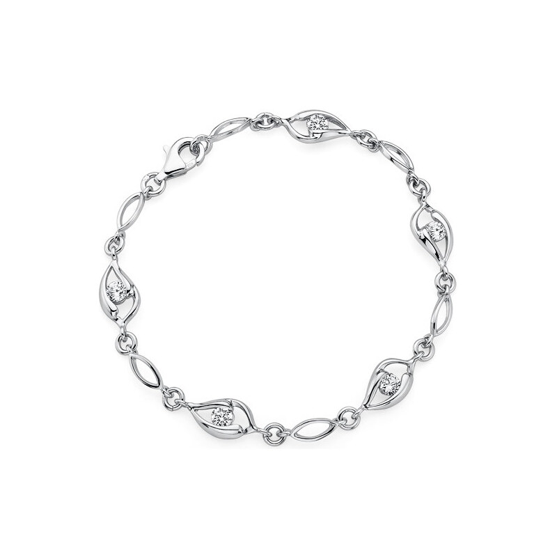 Olivie Strieborný damský náramok 4540 21932923