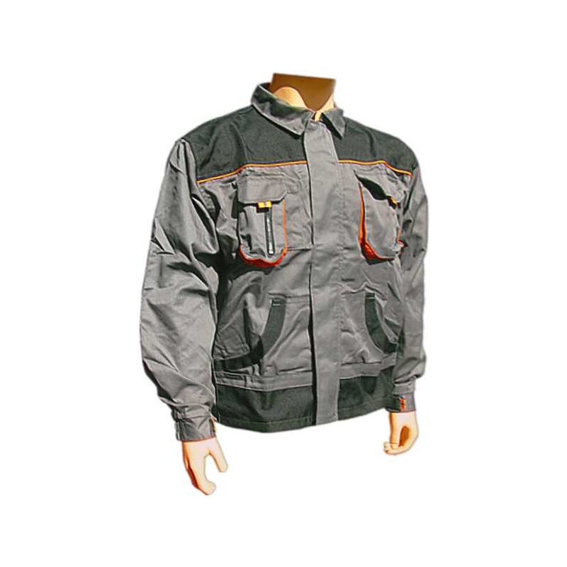 TifanTEX Pánska pracovná bunda Logistic Silver 01 63535335