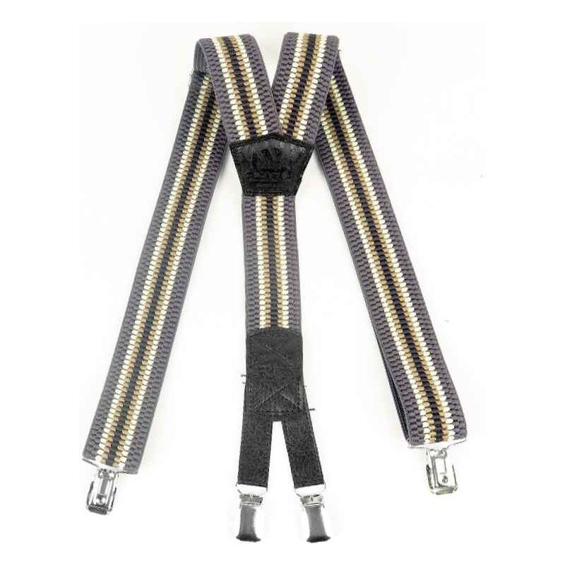 traky na nohavice sivohnedé 16957428