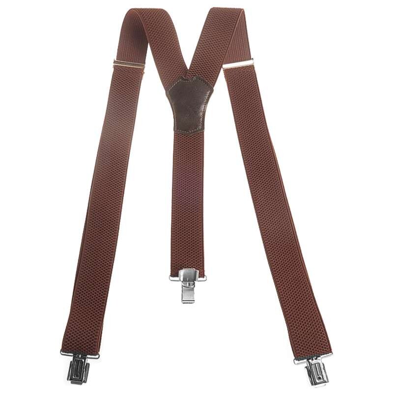 Traky na nohavice hnedé 3x klip 16958983