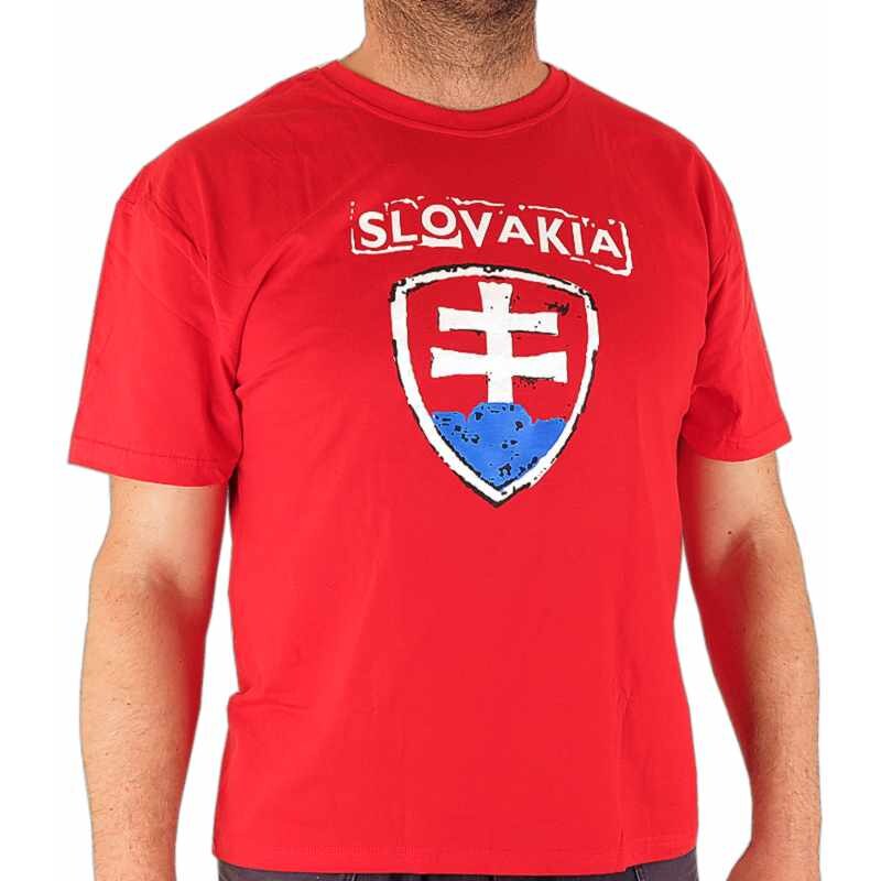 Tričko Slovakia slovenský znak červené 16959045