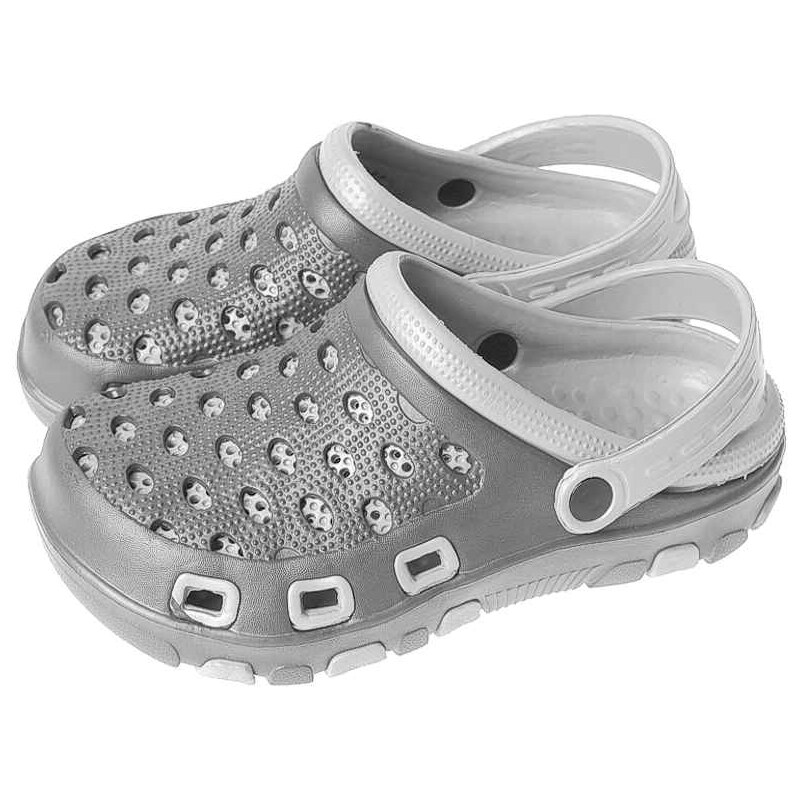 Kroksy dámske dvojfarebné sivé 19869408