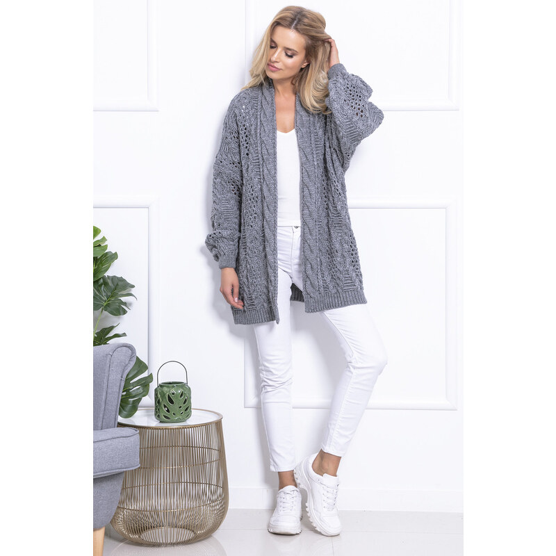 Glara Dámsky volne pletený kardigan 20113420