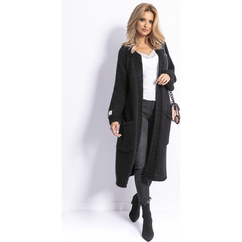 Glara Dlhý kardigan z vlny 20150969