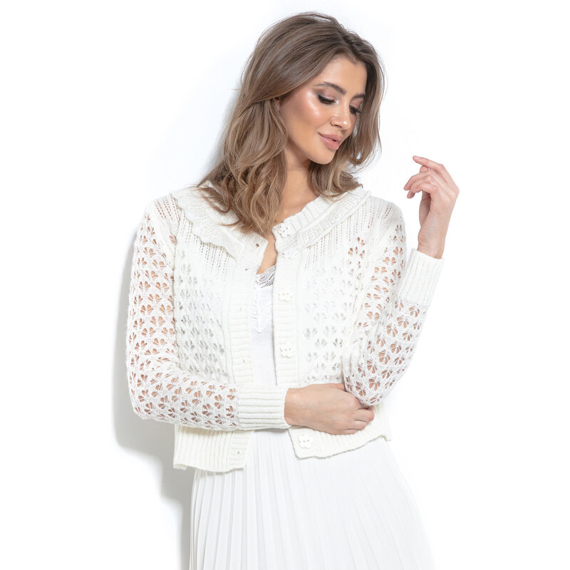 Glara Dámsky kardigan s kvietkami 20150974