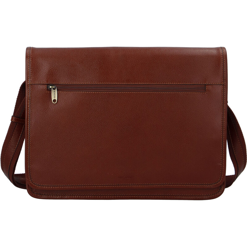Luxusná pánska kožená taška hnedá - Hexagona Pierre hnedá 56864133