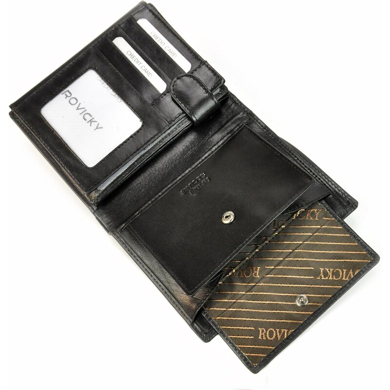 Kožená peňaženka Rovicky PC-102-BAR RFID