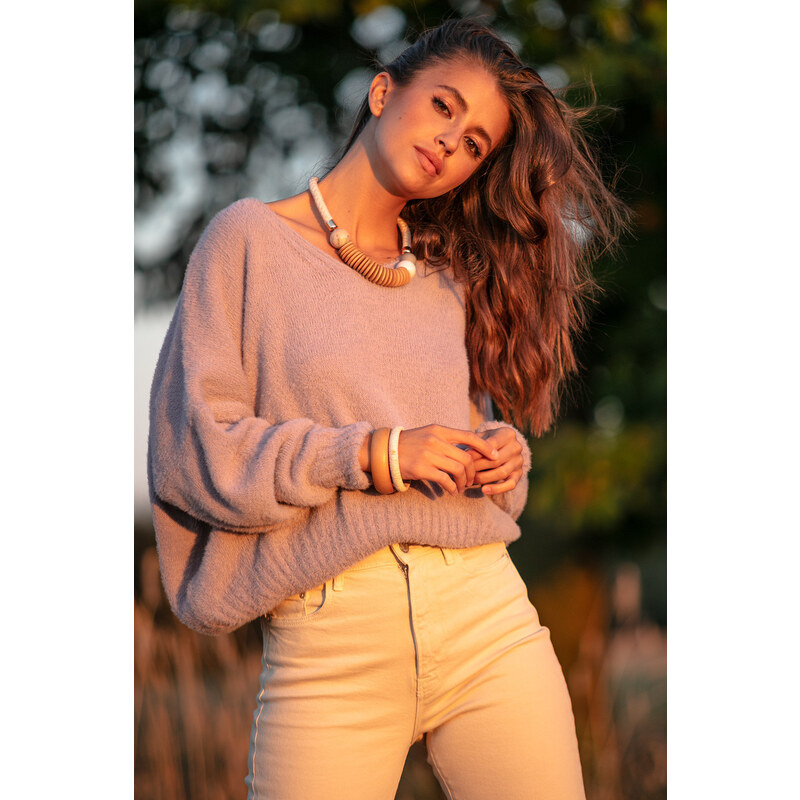 Glara Dámsky krátky sveter 36988383