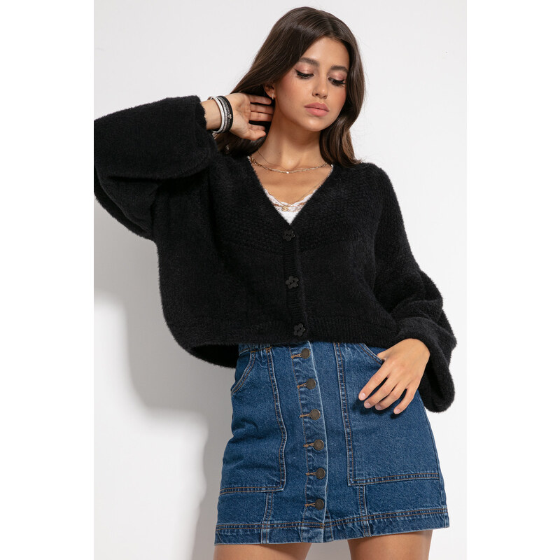 Glara Dámsky krátky svetrík 33056234