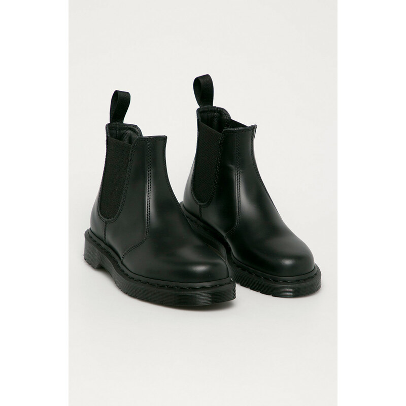 Dr. Martens - Kožené topánky Chelsea 2976 Mono 25685001-BLACK,
