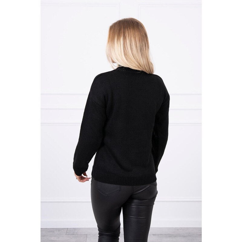 MladaModa Klasický rolák model 2020-17 čierny 20312225