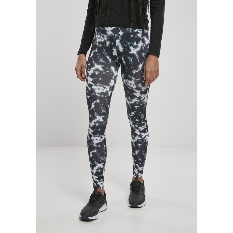 Urban Classics Womens leggings with tie, black/white 50686284
