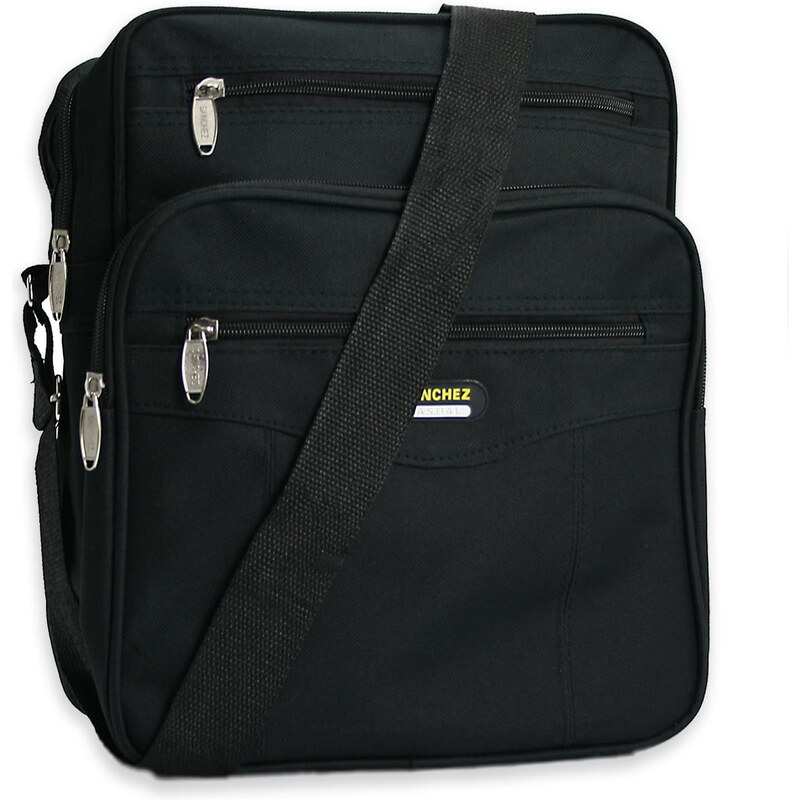 Sanchez Casual Pánska nylonová taška Enes Sanchez, čierna 64830654
