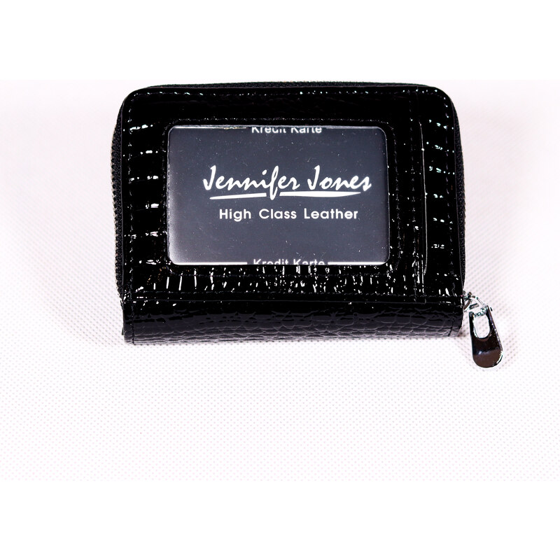 Dámska kožená peňaženka Jennifer Jones Katrya DP003 čierna, červená