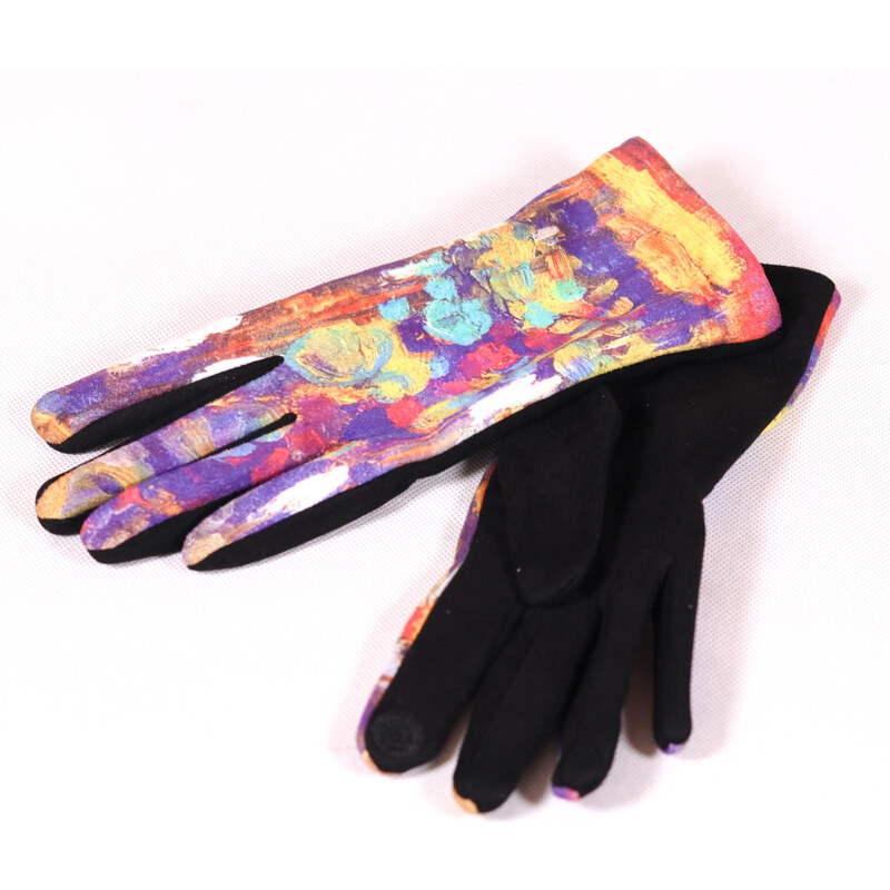Zimné dámske textilné rukavice Federikke ZRD019 fialová