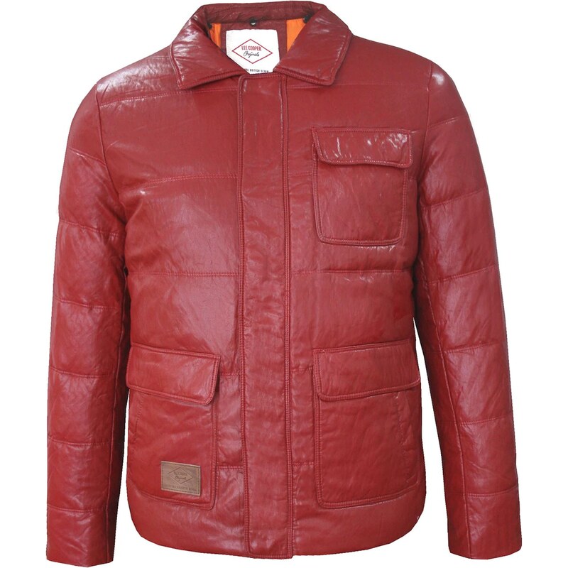 Lee Cooper PU Down Jacket Mens GLAMI.sk