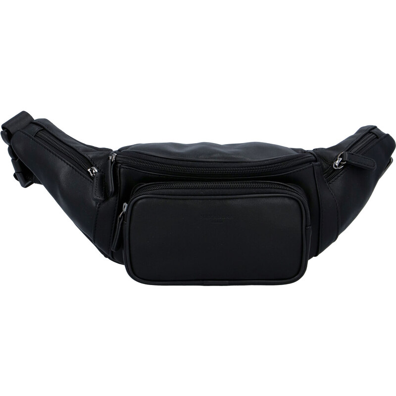 Pánska kožená ľadvinka čierna - Hexagona Deux čierna 56864137