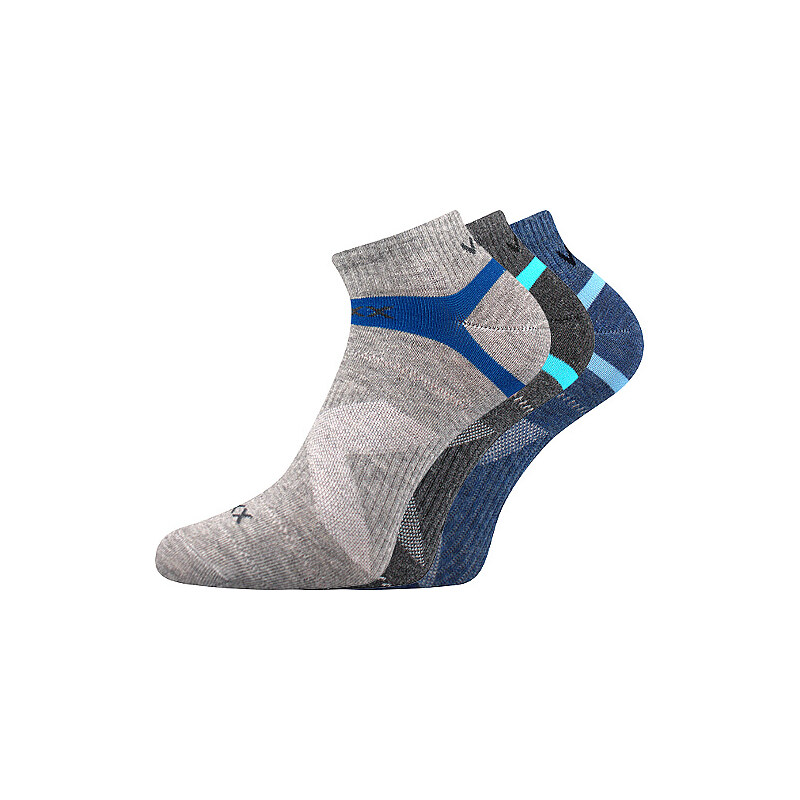 REX 14 športové členkové ponožky VoXX Muž 39-42 3 páry 26459210