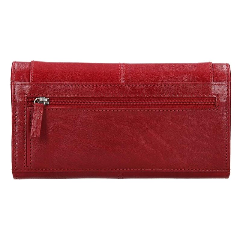 Dámska kožená peňaženka Lagen BLC/4228 Red/Red 48179954