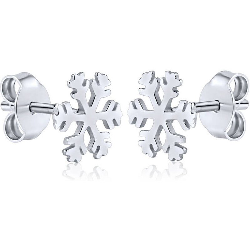 Silvego Strieborné náušnice Snehové vločky ZTJE52502 66580950