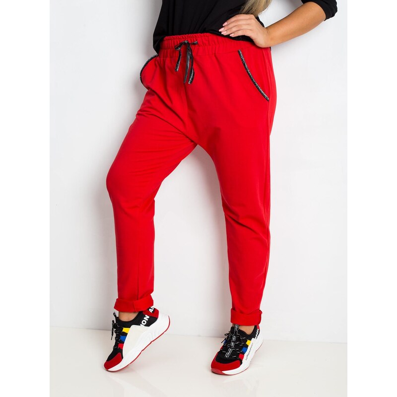 RELEVANCE Sweatpants-RV-DR-4765.52-red 64682075
