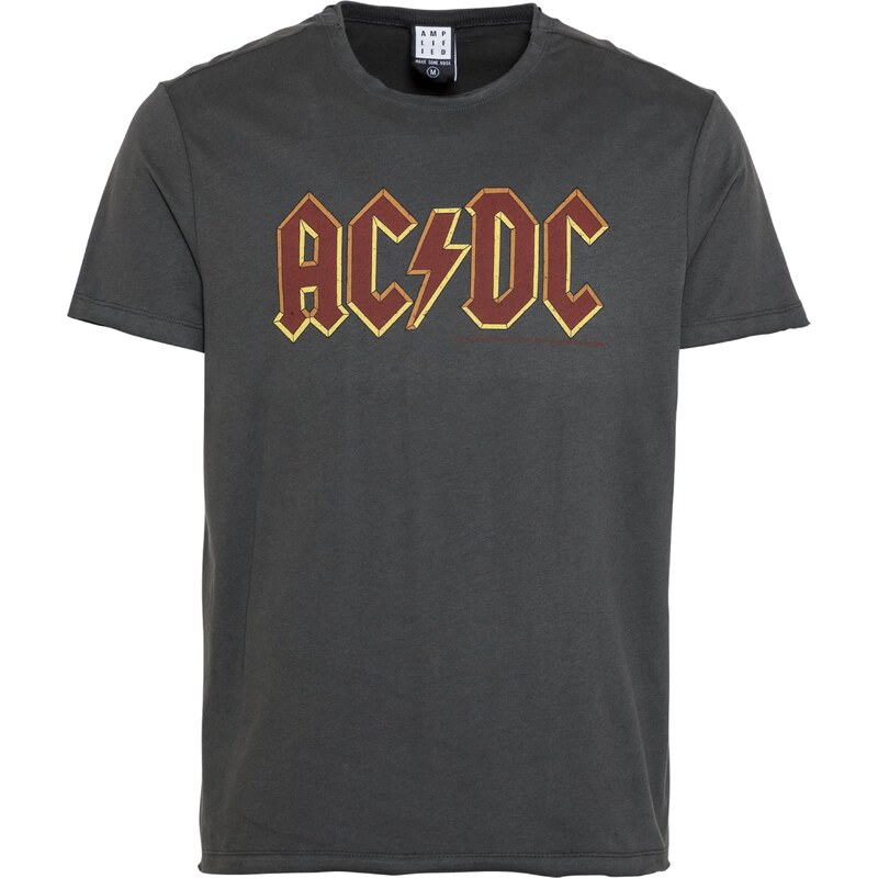 AMPLIFIED Tričko ACDC grafitová / tmavočervená 61900186