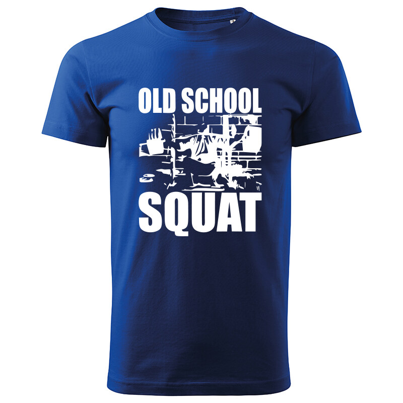 T-ričko Old school squat pánske tričko 20672209