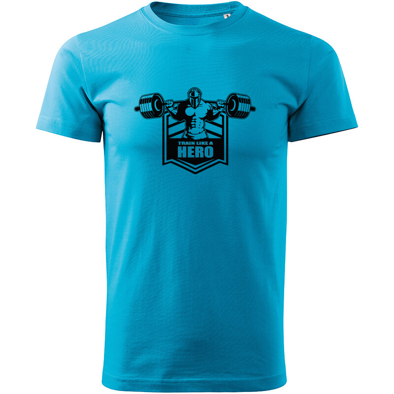T-ričko Train like a Hero pánske tričko 20672224