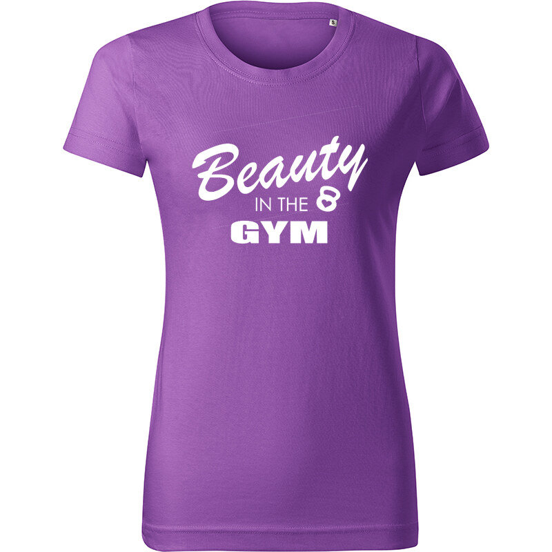 T-ričko Beauty in the gym dámske tričko 20684701