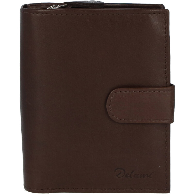 Kožená peňaženka hnedá - Delami 101 hnedá 24228549