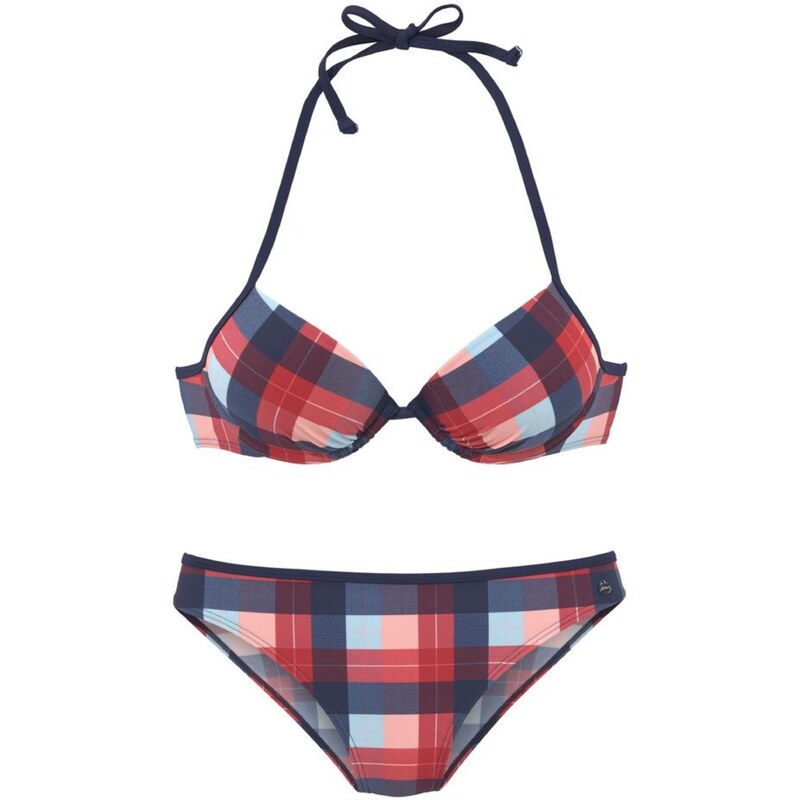 s.Oliver Bikiny námornícka modrá / svetlomodrá / brusnicová / 54224387