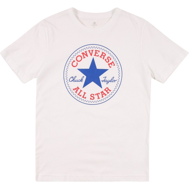 CONVERSE Tričko Chuck modrá / melónová / šedobiela 51035964