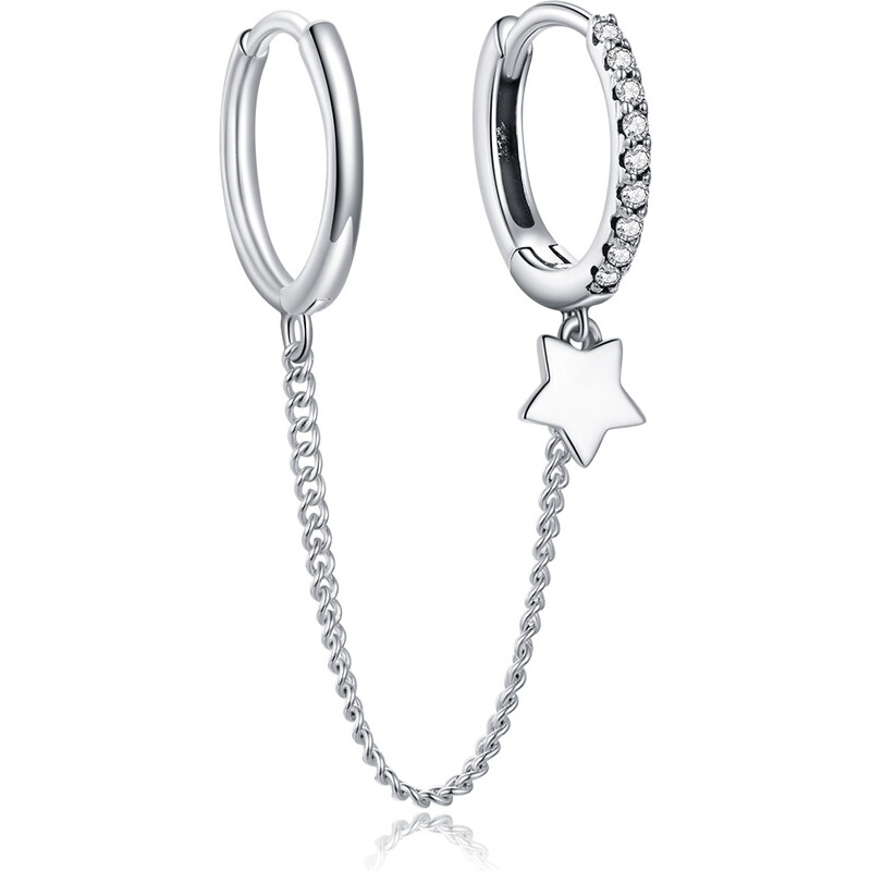 Olivie Strieborné krúžky na retiazke 1 ks 4563 20803406