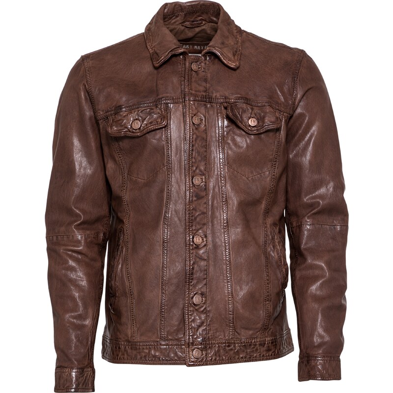 FREAKY NATION Prechodná bunda Derk hnedá 37179082