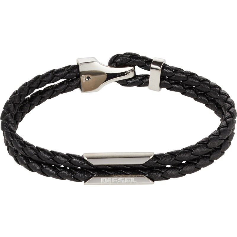 DIESEL Náramok čierna / strieborná 64864608