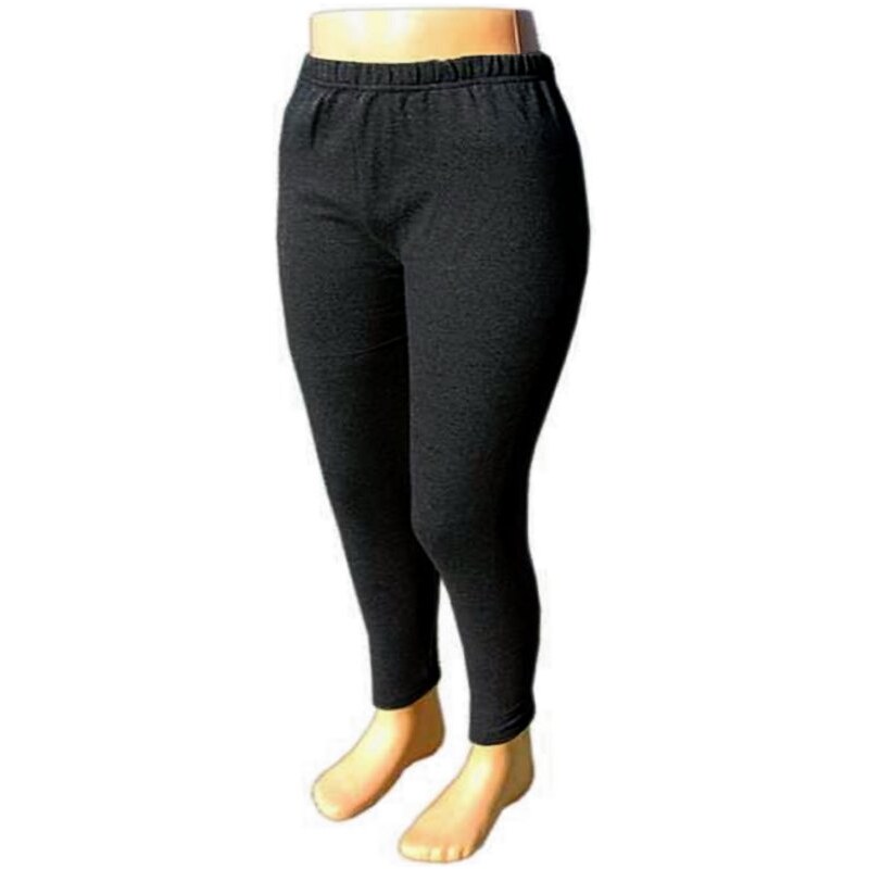 Dámske legíny pre moletky čierne zateplené 20740748