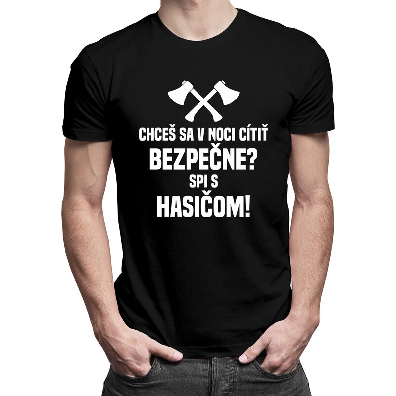 E-shop Garibald Chceš sa v noci cítiť bezpečne? Spi s hasičom! - pánske