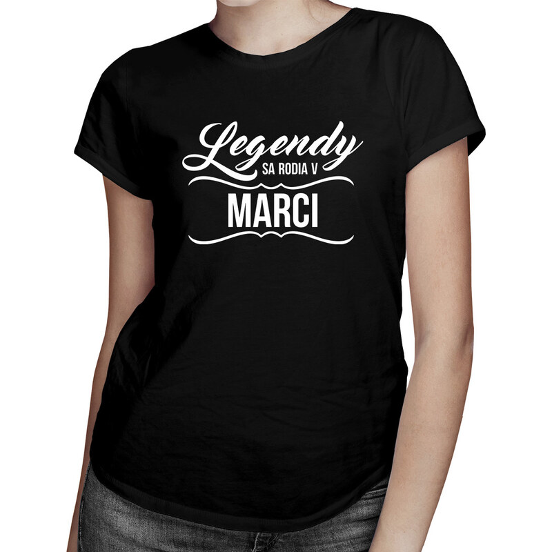 E-shop Garibald Legendy sa rodia v marci - dámske tričko s potlačou