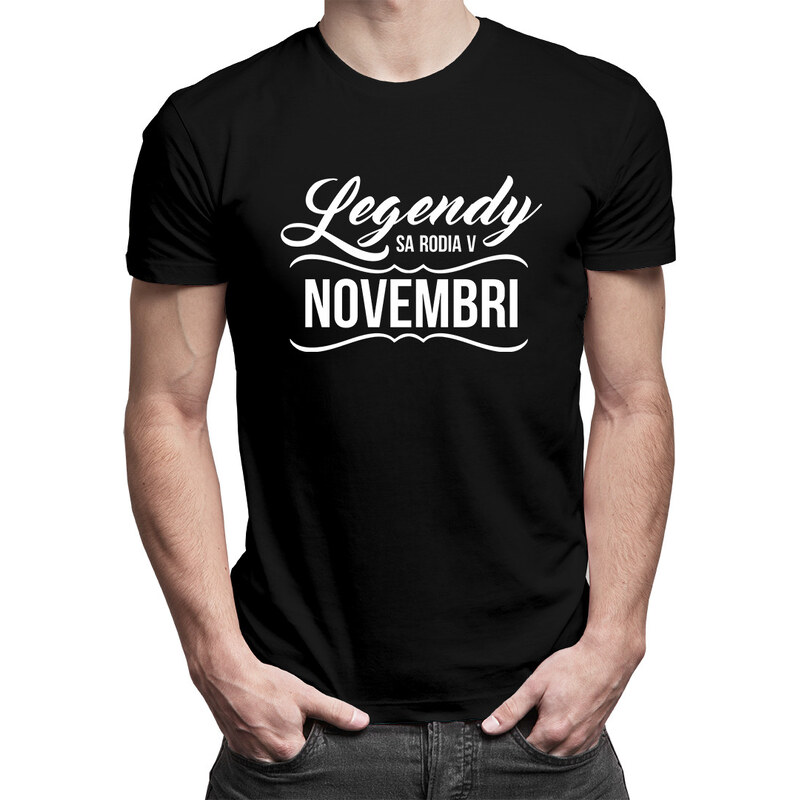 E-shop Garibald Legendy sa rodia v novembri - pánske tričko s potlačou