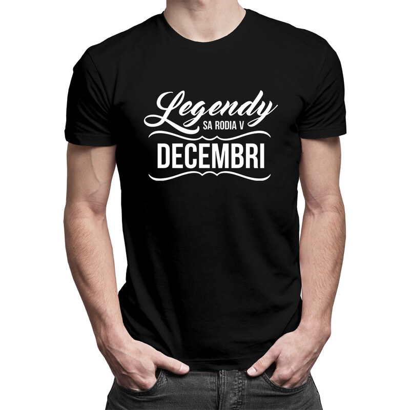 E-shop Garibald Legendy sa rodia v decembri - pánske tričko s potlačou
