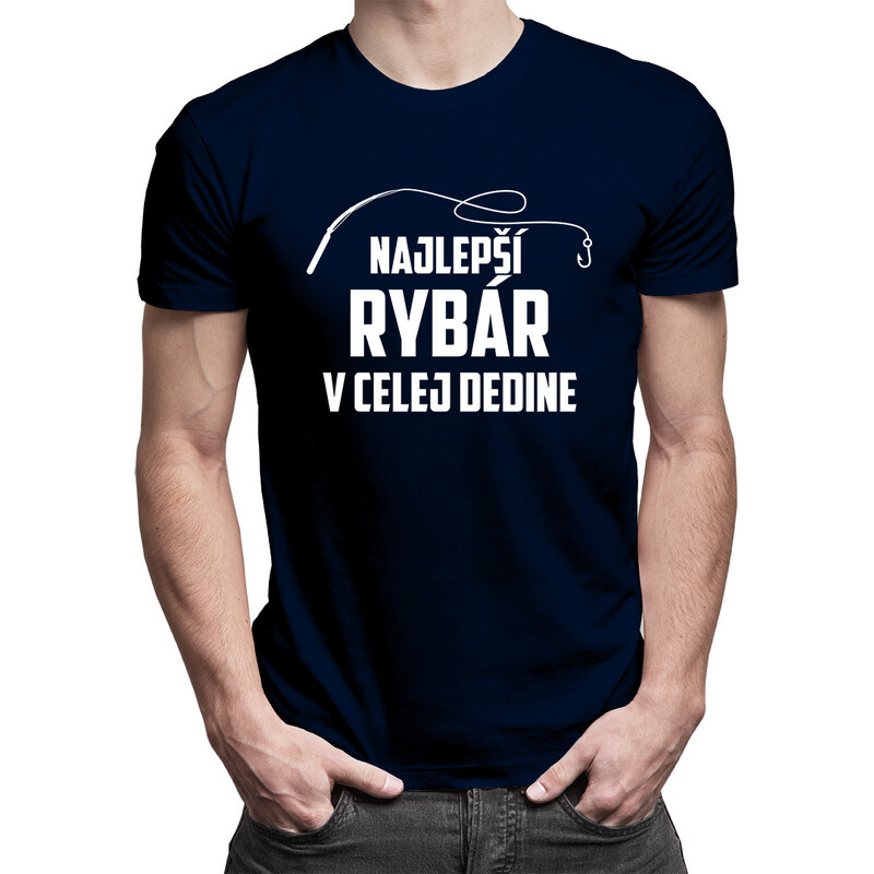 E-shop Garibald Najlepší rybár v celej dedine - pánske tričko s