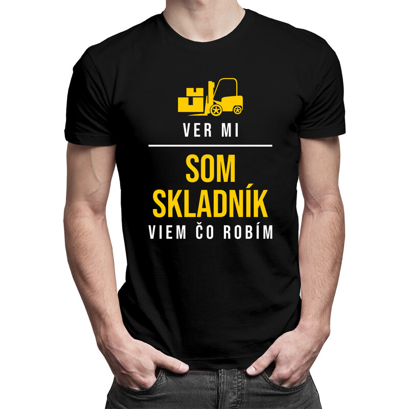 E-shop Garibald Ver mi - som skladník, viem, čo robím - pánske tričko s