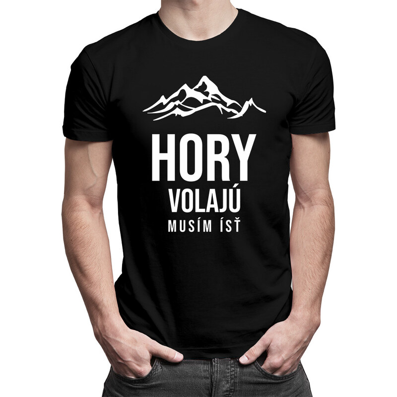E-shop Garibald Hory volajú - musím ísť - pánske tričko s potlačou
