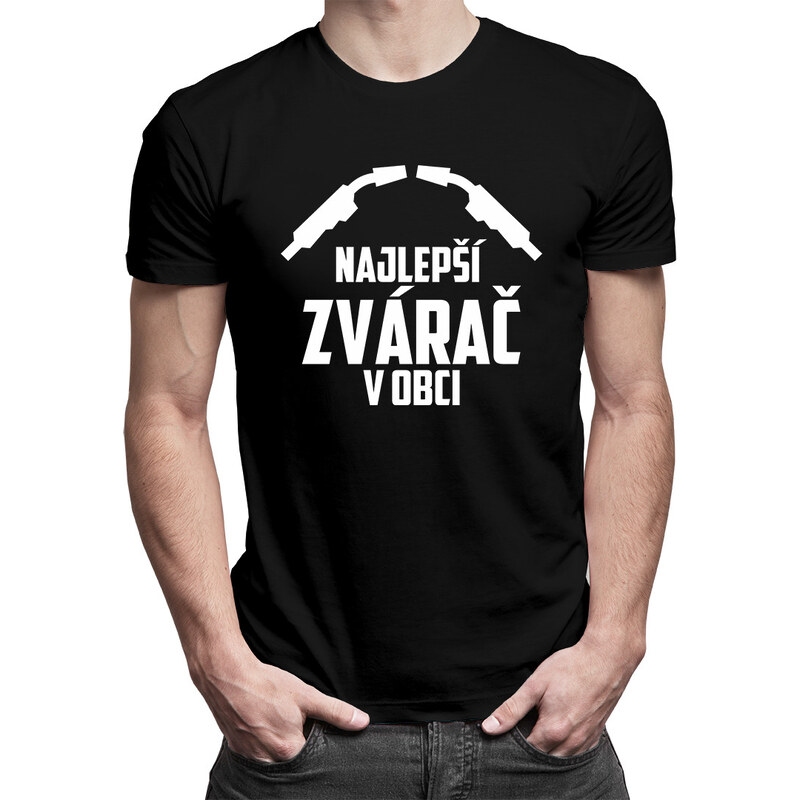 E-shop Garibald Najlepší zvárač v obci - pánske tričko s potlačou
